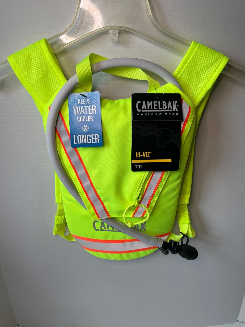 CamelBak  2 liter / 70 oz. Hydration Pack Hi-Viz  Backpack  NWT